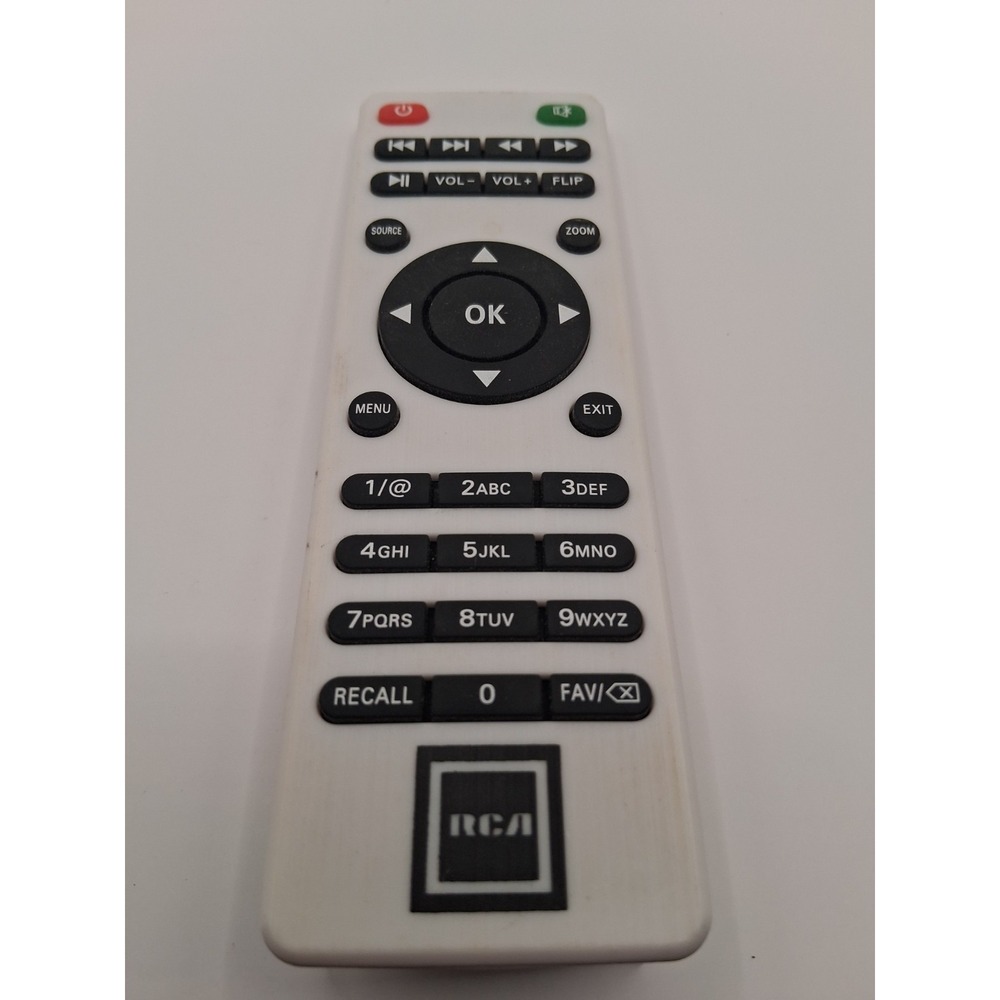 RCA Universal Remote Control White TV DVD Player VCR Cable Box Replacement